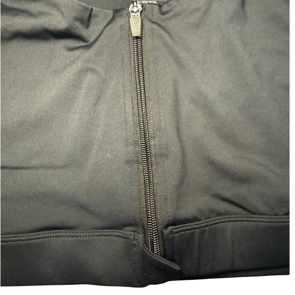 Karlee Smith Mastectomy Bra XXL‎ Front Zip Post Surgical Compression Black